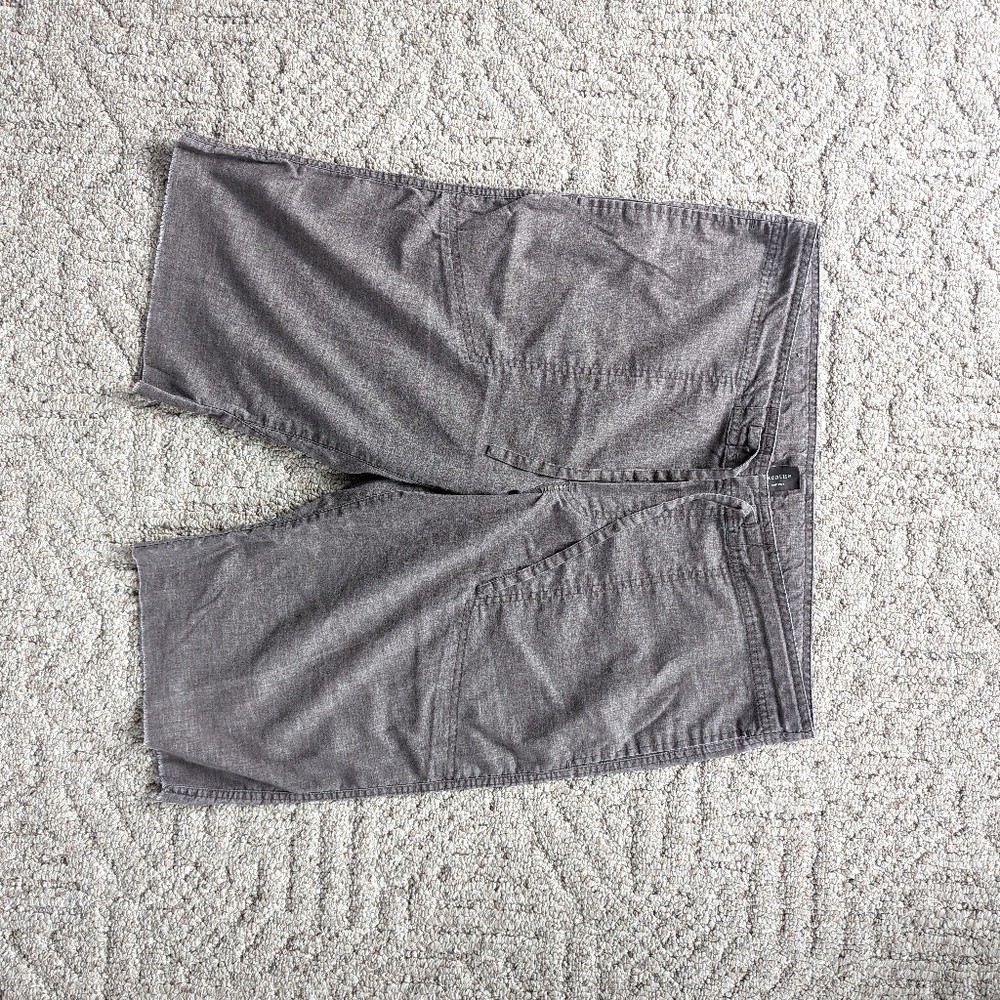 Prana Men’s Dark Brown Hemp Shorts, Size Large